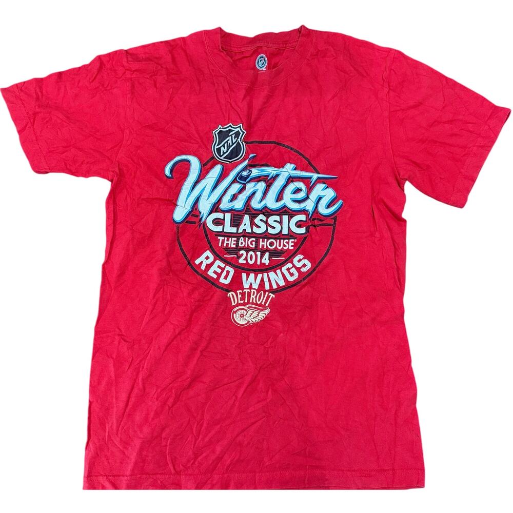 Vintage Tees - NHL Detroit Red Wings 2014 Winter Classic Graphic Tee*SZ M